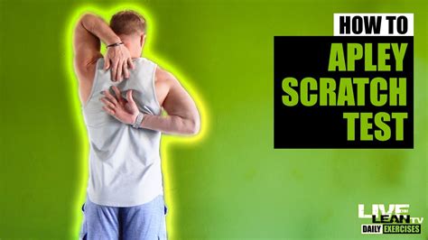 how to do apley scratch test